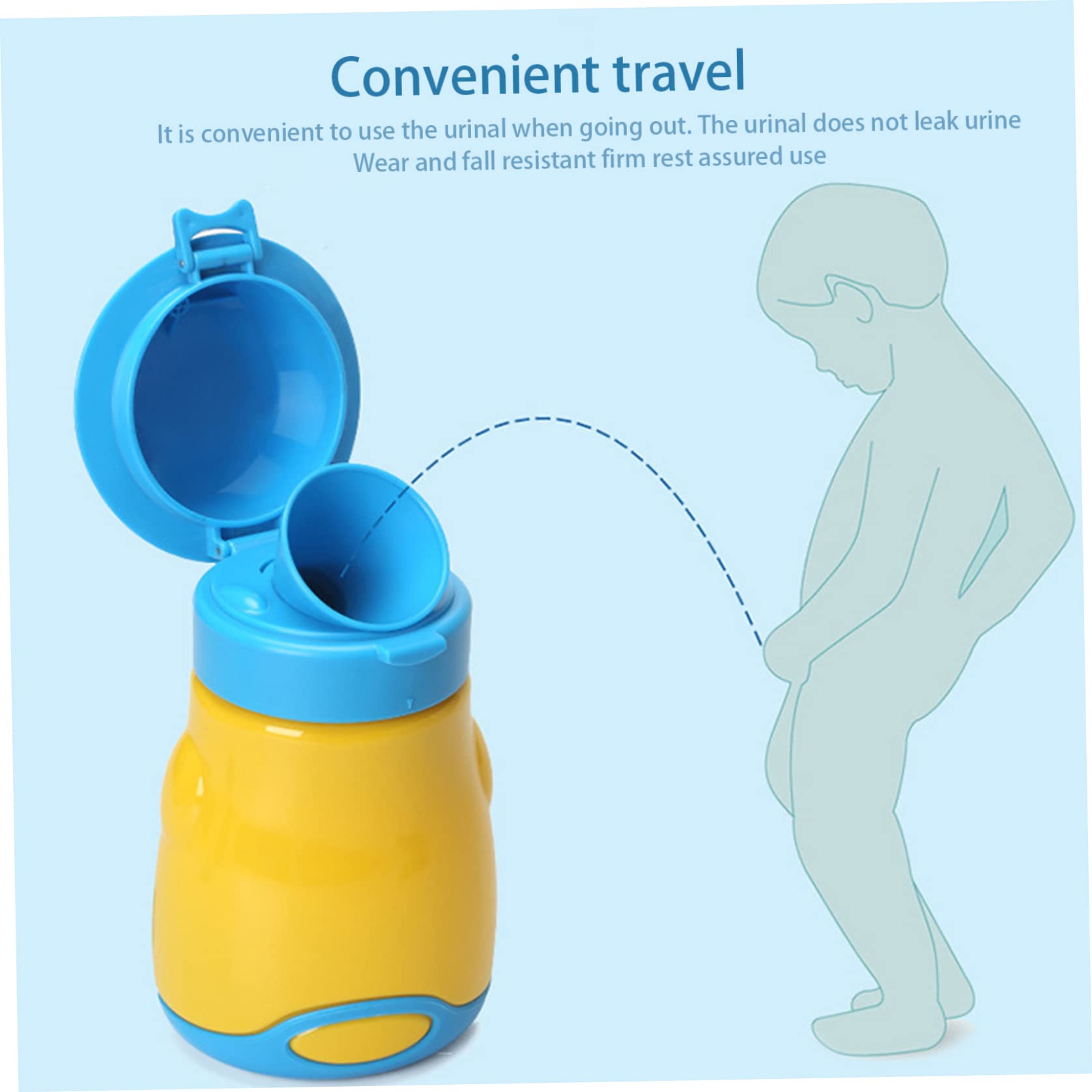 Portable Travel Potty for Toddlers - Kids Training Toilet & Urinal Cup for Boys & Girls - Emergency Camping Toilet for Outdoor, Travel & Home Use