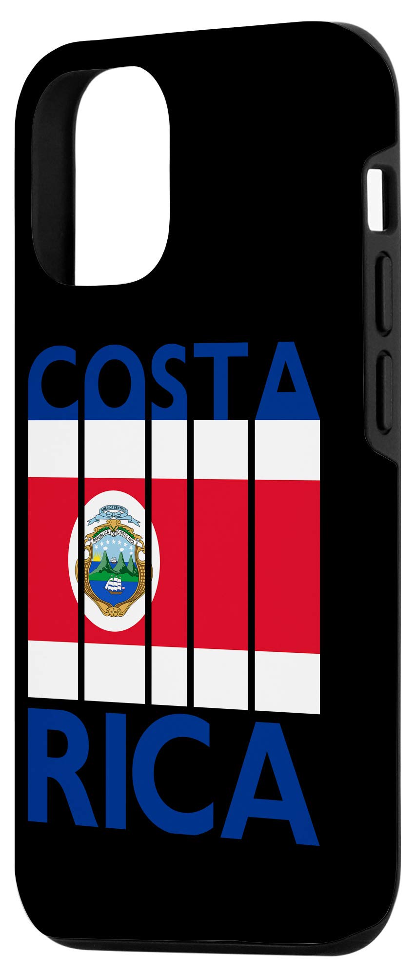 Vintage Costa Rica Flag iPhone 12/12 Pro Case - Retro Costa Rican Souvenir Phone Cover for Vacation, Travel & Patriotic Pride