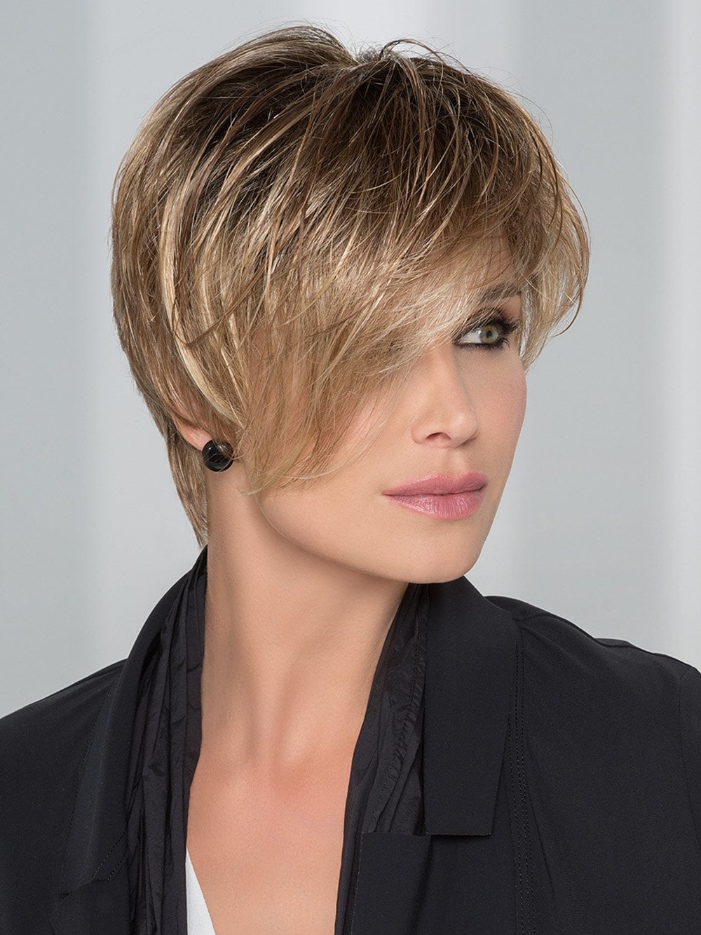 Amaze Human Hair & Synthetic Blend Lace Front Wig with Mono Top - Natural Looking Wigs for Women | Perfect for Daily Wear, Cosplay & Special Occasions