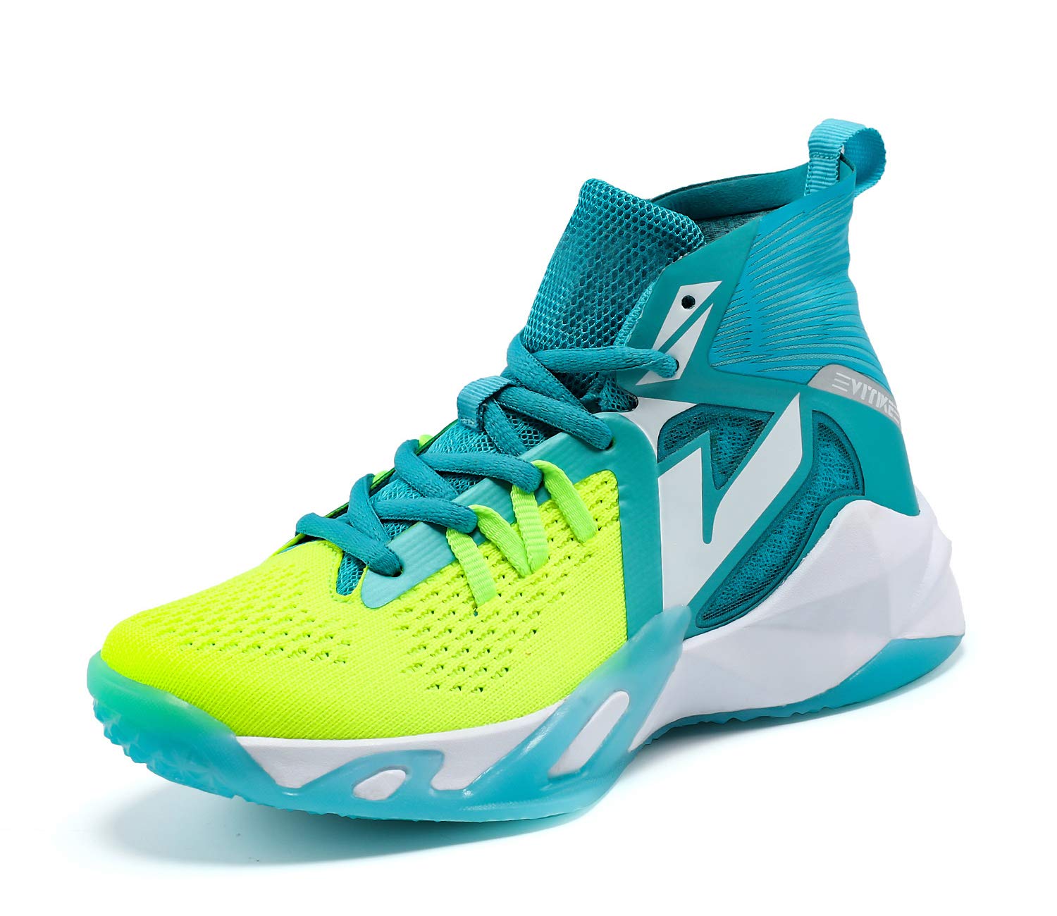 **JMFCHI Kids Basketball Shoes - High-Top Sports Sneakers for Boys & Girls, Non-Slip Durable Lace-Up Running Shoes for Little & Big Kids - Perfect for Indoor & Outdoor Play, Training, and School Sports**