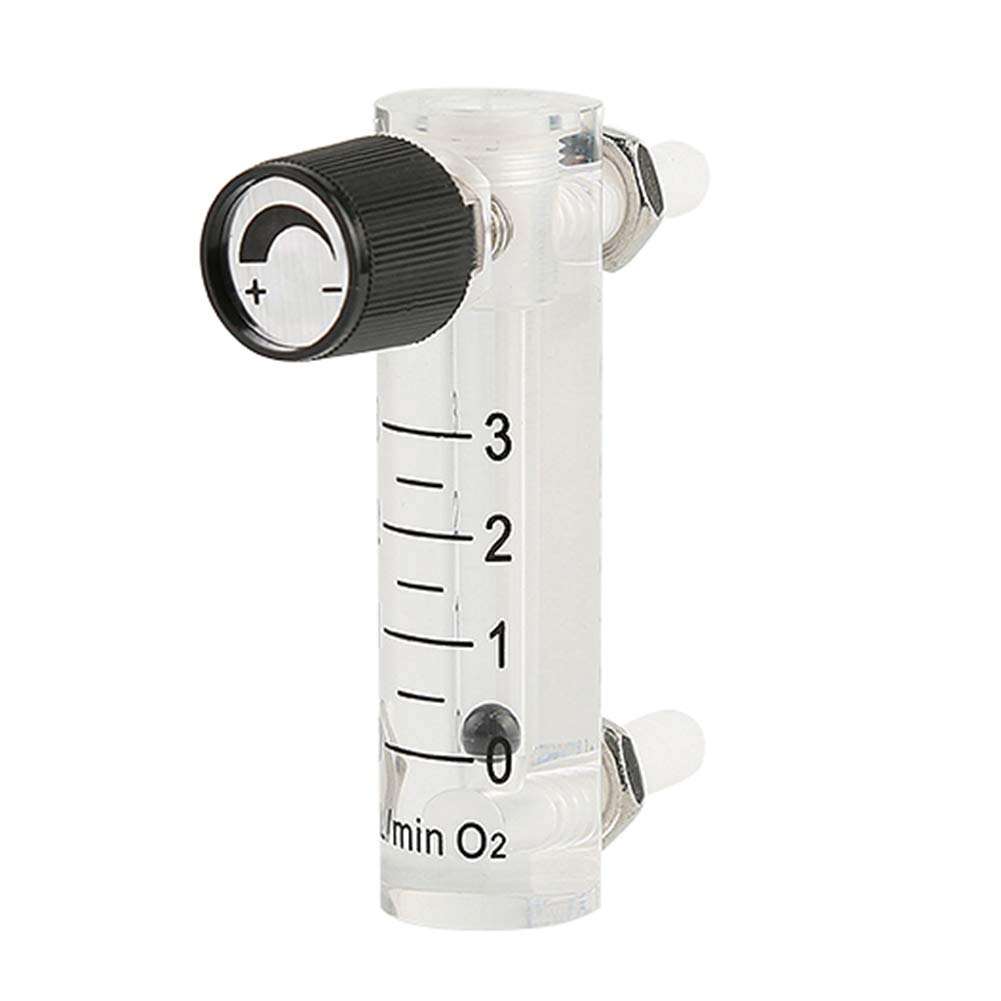 LZQ-2 Gas Flow Meter for Oxygen & Nitrogen - 0-3 LPM Range - Accurate Flow Measurement for Medical, Industrial & Laboratory Use