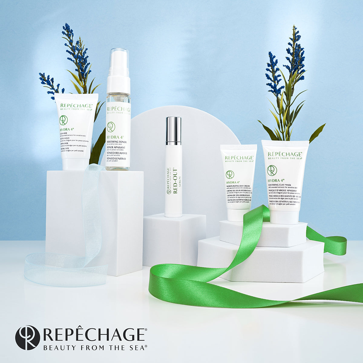 Hydra 4® Starter Collection - Complete Skincare Set for Hydration & Anti-Aging | Perfect for Daily Routine, Travel & Gift Giving