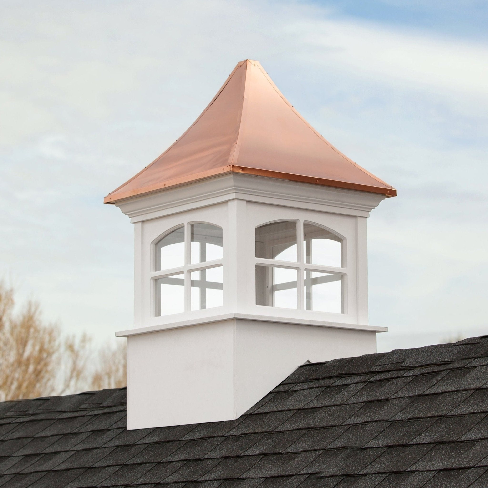 Westport Vinyl Cupola - Weatherproof & Durable Decorative Roof Dome for Home & Garden - Perfect for Barns, Sheds & Outdoor Structures
