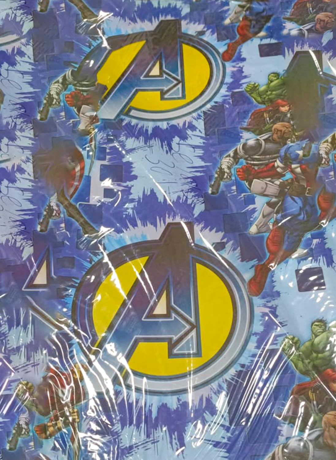 Avengers Themed Gift Wrapping Paper - 5 Sheets Pack for Birthday Parties, Box Decorations & Return Gifts | Superhero Comic Book Party Supplies for Kids & Adults