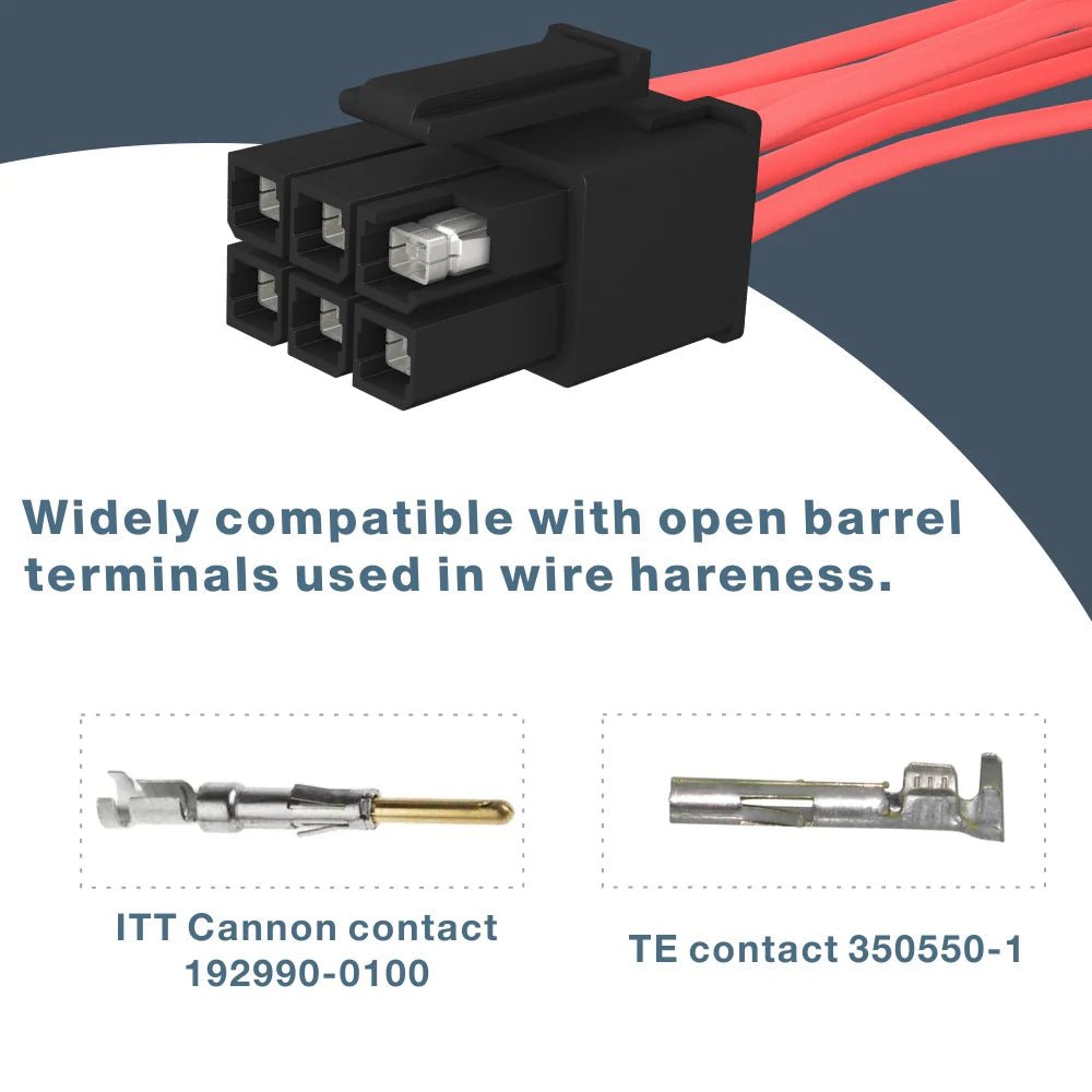 SN 58B Non-Insulated Crimping Tool for 0.25-1.5mm² & AWG24-16 Terminals - Professional Wire Connector Crimper for Electrical, Automotive, and DIY Projects