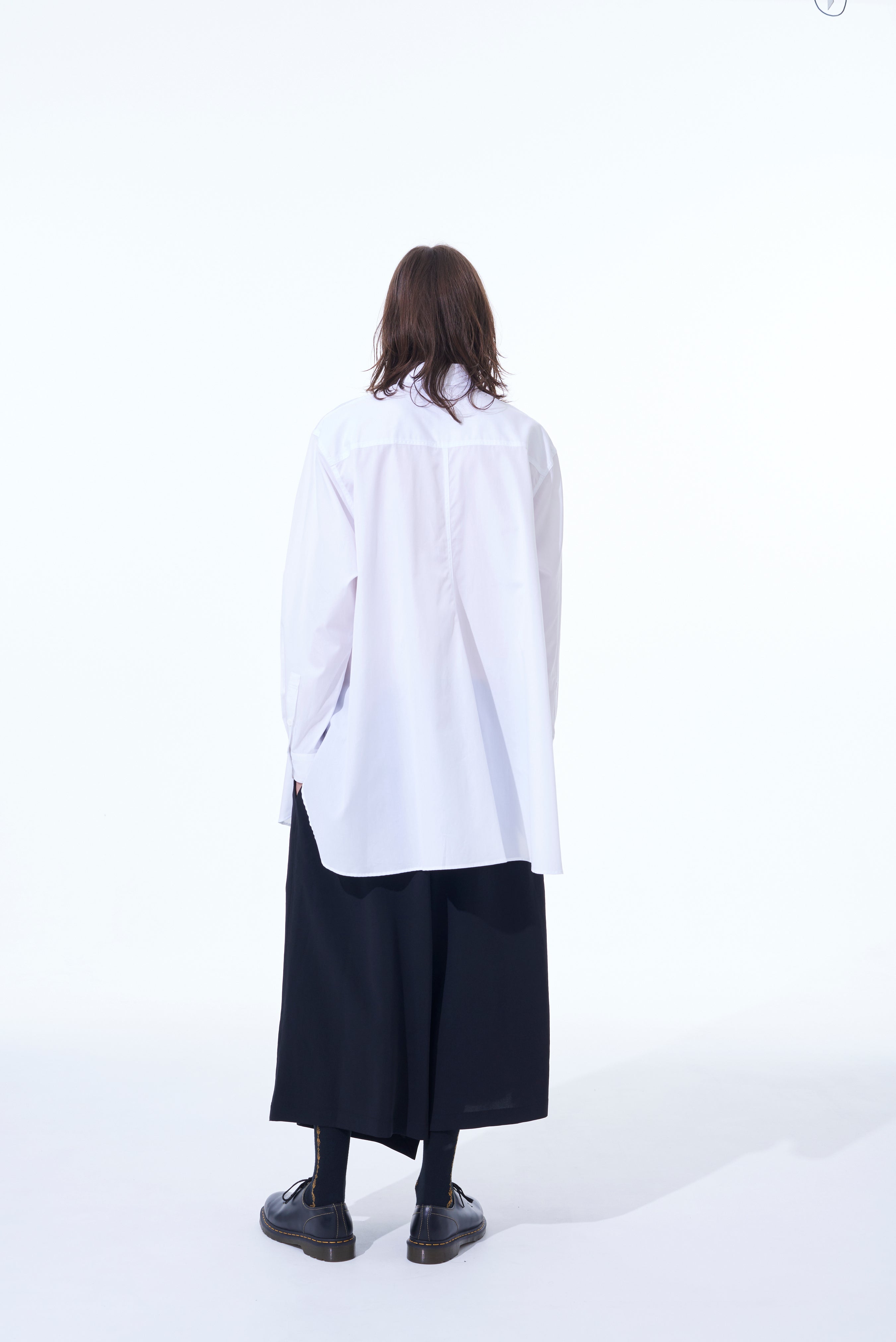 Stylish Cotton Broadcloth Shirt with Elegant Back Drape Detail - Perfect for Office Wear & Casual Outings