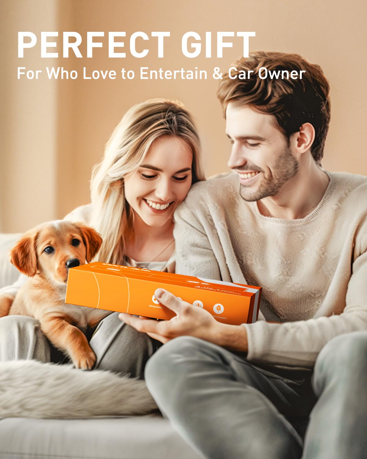 OXILAM 4-in-1 Cordless Handheld Vacuum Cleaner - 14000PA High Power Portable Car Vacuum, Blow & Suction 2-in-1 Function, 30 Mins Runtime with Multi-Nozzles - Perfect for Home, Car, Pet Hair, Office & Travel Cleaning