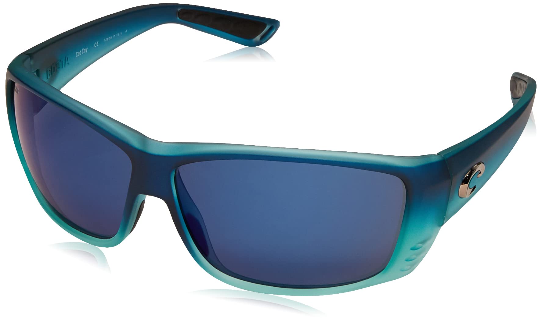 Costa Del Mar Men's Cat Cay Rectangular Polarized Sunglasses UV Protection - Stylish & Durable for Beach, Fishing & Outdoor Activities