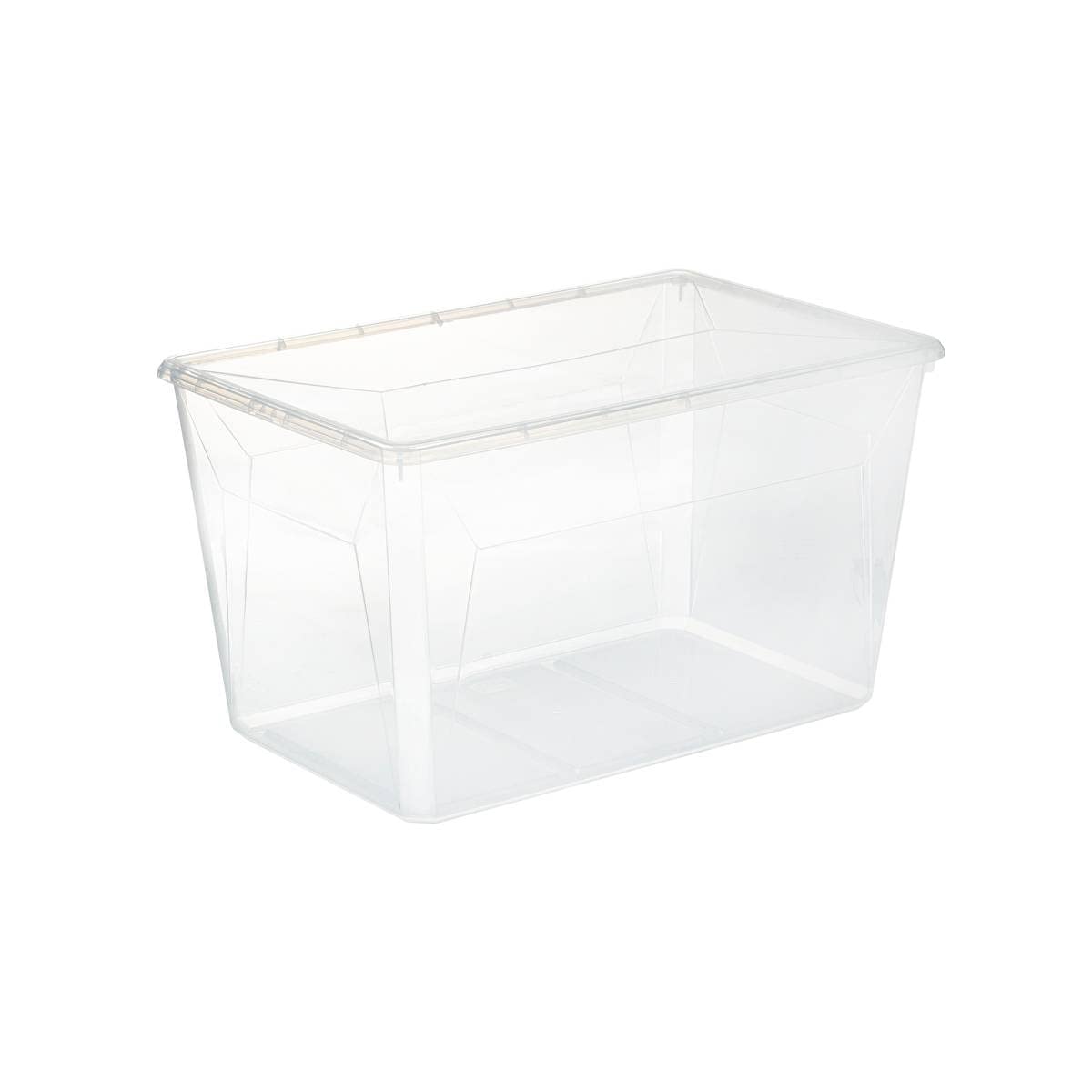 FIVE Simply Box + 50L Clear Storage Container - Perfect for Home Organization, Kitchen Pantry & Office Supplies Storage