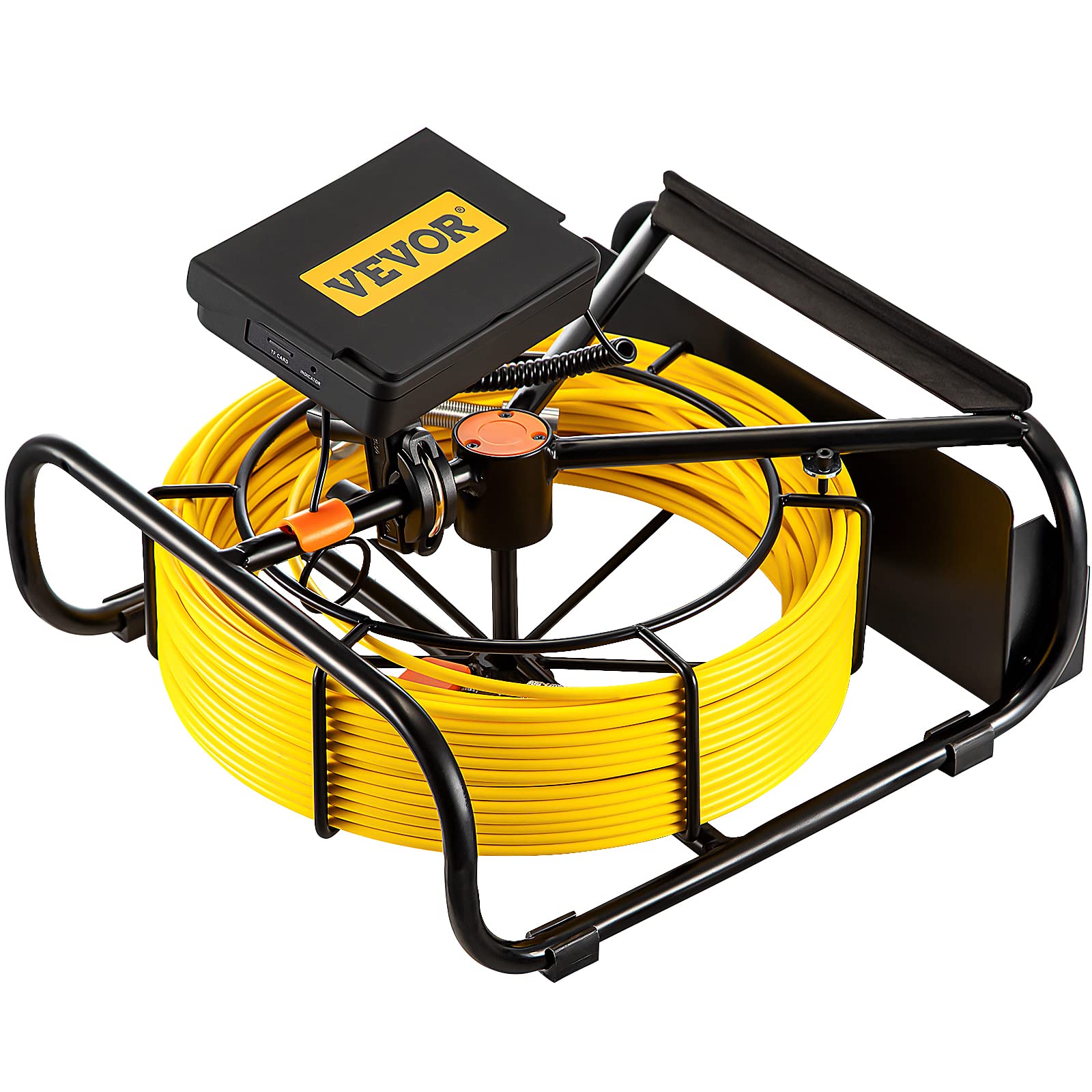 VEVOR 65.6ft Sewer Inspection Camera with DVR & LED Lights, 4.3