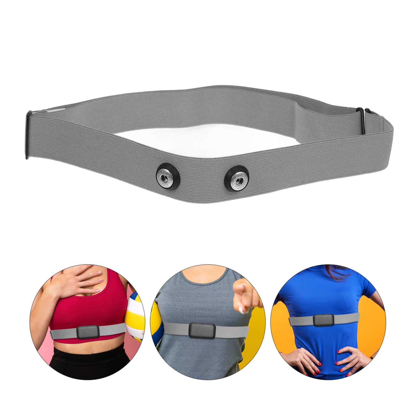 TOVINANNA Replacement Heart Rate Monitor Strap - Adjustable Soft Chest Strap for Fitness Trackers & Smartwatches - Perfect for Running, Cycling & Gym Workouts