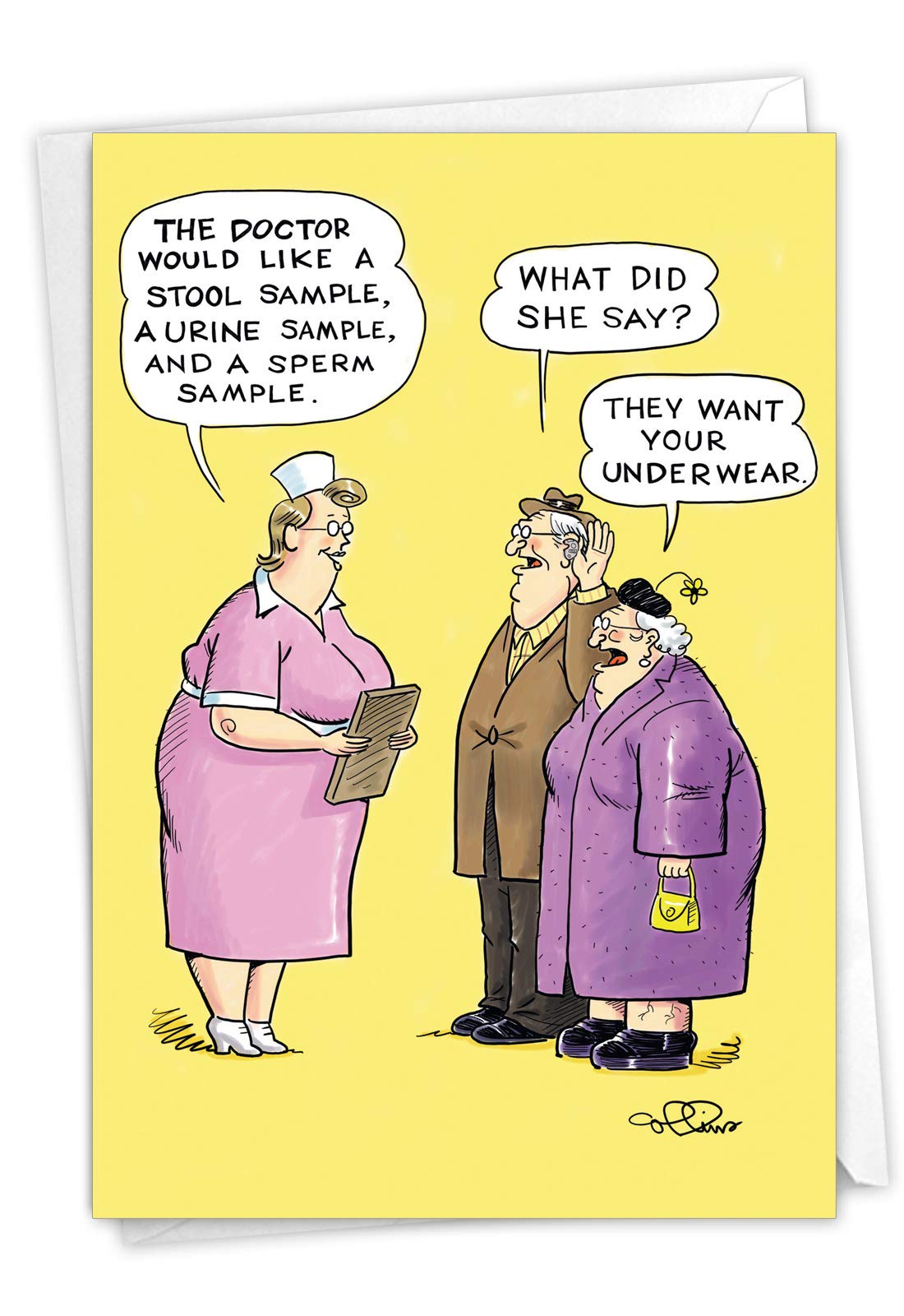 Funny Birthday Card with Envelope - 5 x 7 Inch Humorous Bday Greeting Card (1 Card) | Perfect for Friends, Family & Coworkers | Great for Birthday Parties, Office Celebrations & Surprise Gifts