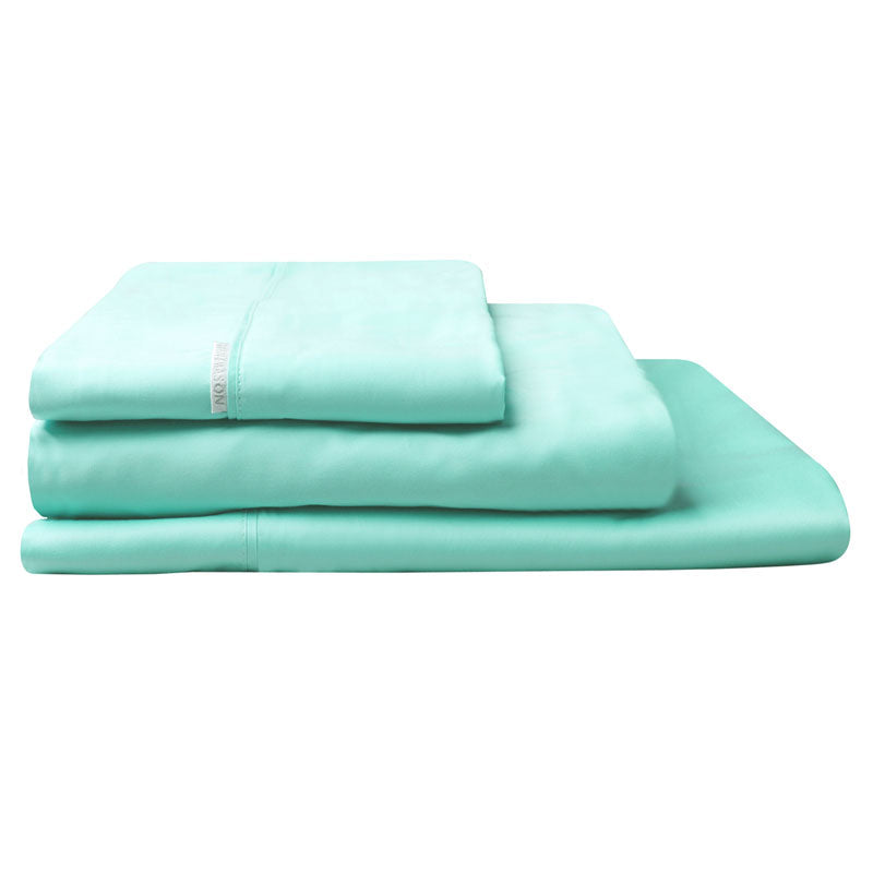 Luxury 100% Egyptian Cotton Sateen Sheet Set - 400 Thread Count King Size Bed Sheets | Soft & Breathable for All Seasons | Perfect for Master Bedroom, Guest Room & Hotel Use