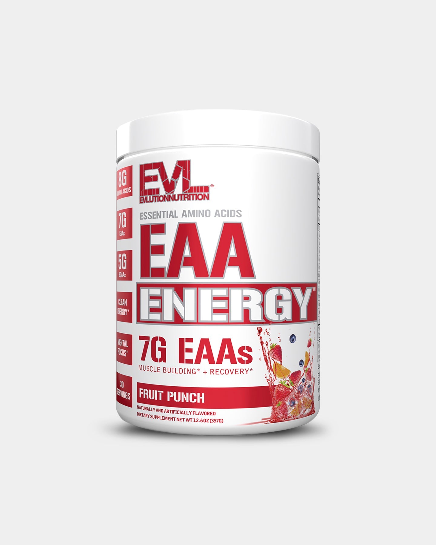 EVLUTION NUTRITION EAA Energy - Essential Amino Acid Supplement for Workout Recovery & Muscle Growth | Pre-Workout & Post-Workout Drink for Athletes & Fitness Enthusiasts