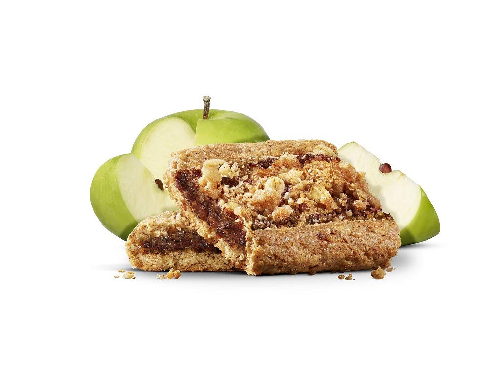 Nature's Bakery Vegan Oatmeal Crumble Bars - Apple Flavor, 6 Pack (36 Bars Total), Non-GMO, Healthy Snack for Breakfast, Hiking & On-The-Go Energy