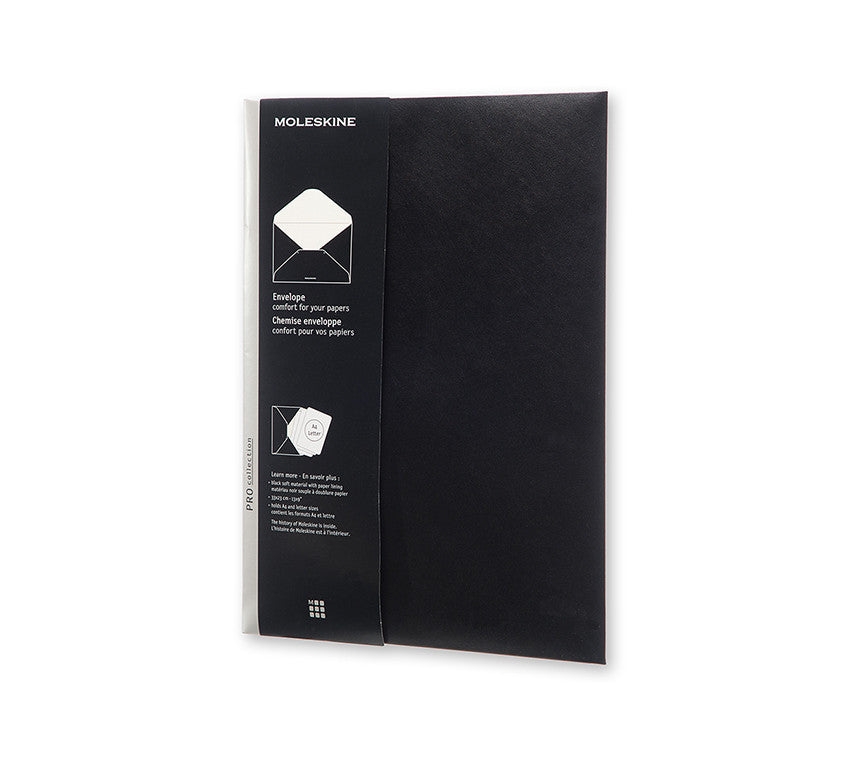 Premium Moleskine Professional A4 Envelope - Heavy Duty Document Holder for Business, Office & Travel Organization