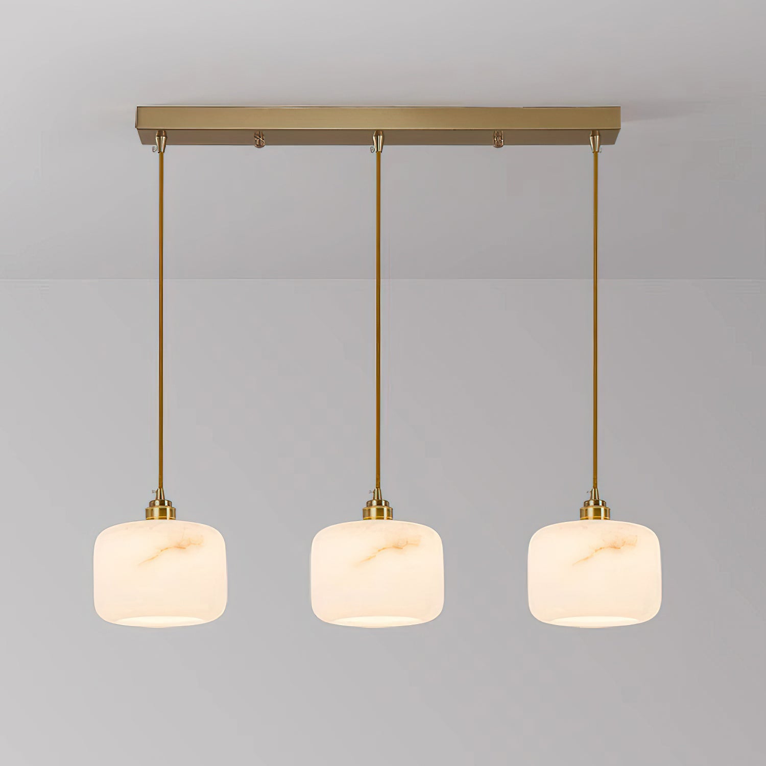 Modern Odyssey Pendant Light - Adjustable Hanging Chandelier for Kitchen Island, Dining Room & Bedroom - Sleek Industrial Design with Dimmable LED Bulb