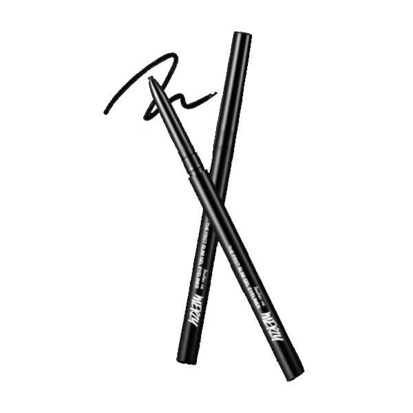 MERZY The First Slim Gel Eyeliner - Waterproof & Smudge-Proof Long Lasting Eyeliner Pencil for Precise Lines | Perfect for Everyday Makeup, Winged Liner & Professional Makeup Artists