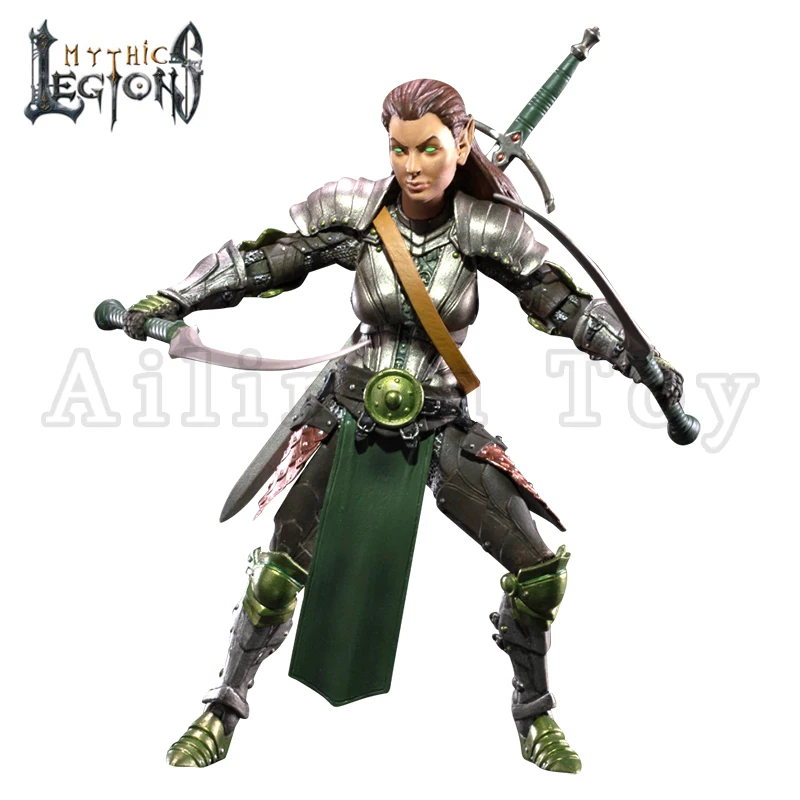 Mythic Legions 1/12 Scale 6-Inch Deluxe Female Elf Action Figure Ver 2.0 by Four Horsemen Studios - Fantasy Collectible for Display & Role-Playing Games (RPG)