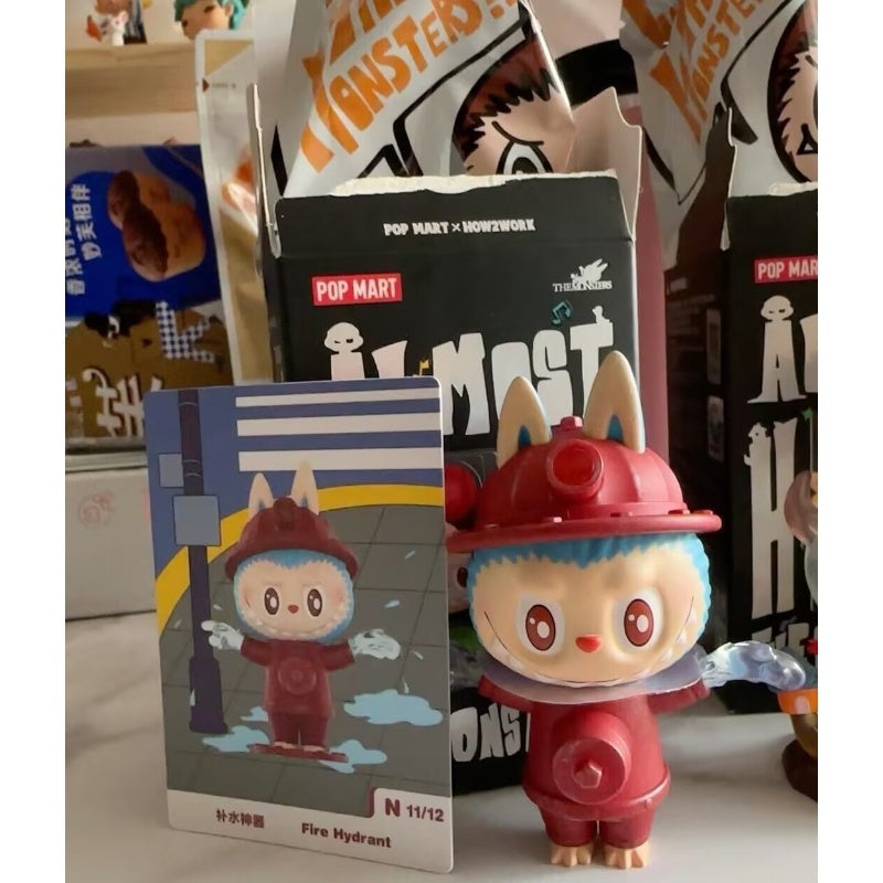 Labubu The Monsters Almost Hidden Series Fire Hydrant - Cute Collectible Vinyl Figure for Home Decor, Office Display & Pop Culture Enthusiasts