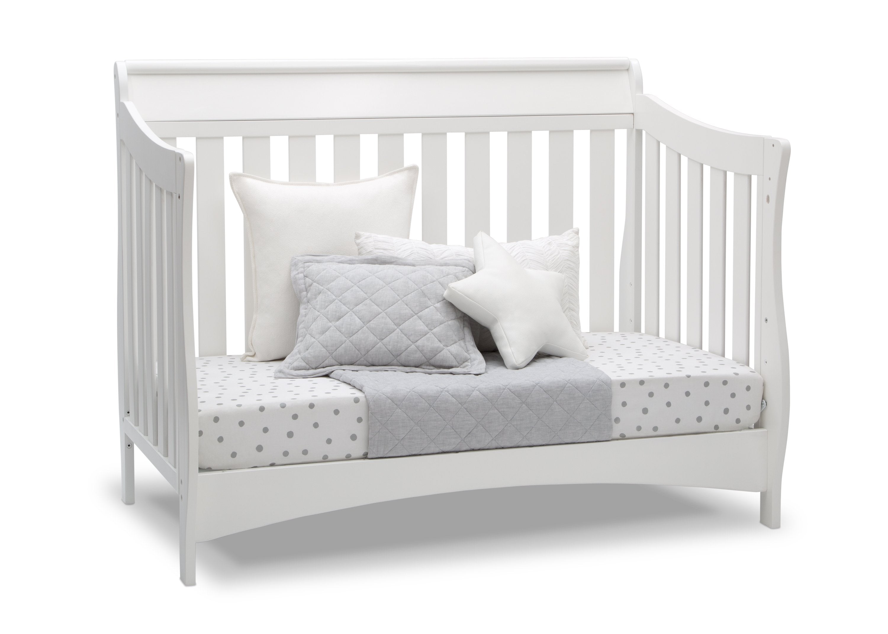Bentley S Series Deluxe 6-in-1 Convertible Baby Crib - Nursery Furniture for Newborn to Toddler Bed | Perfect for Modern Nursery, Bedroom & Daycare