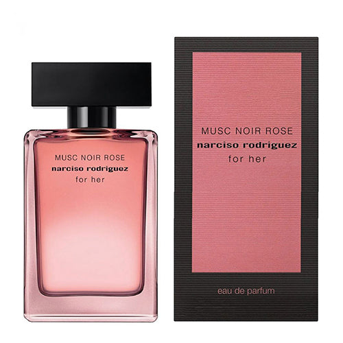 Narciso Rodriguez Musc Noir Rose 100ml EDP for Women - Floral Woody Perfume for Date Night & Special Occasions