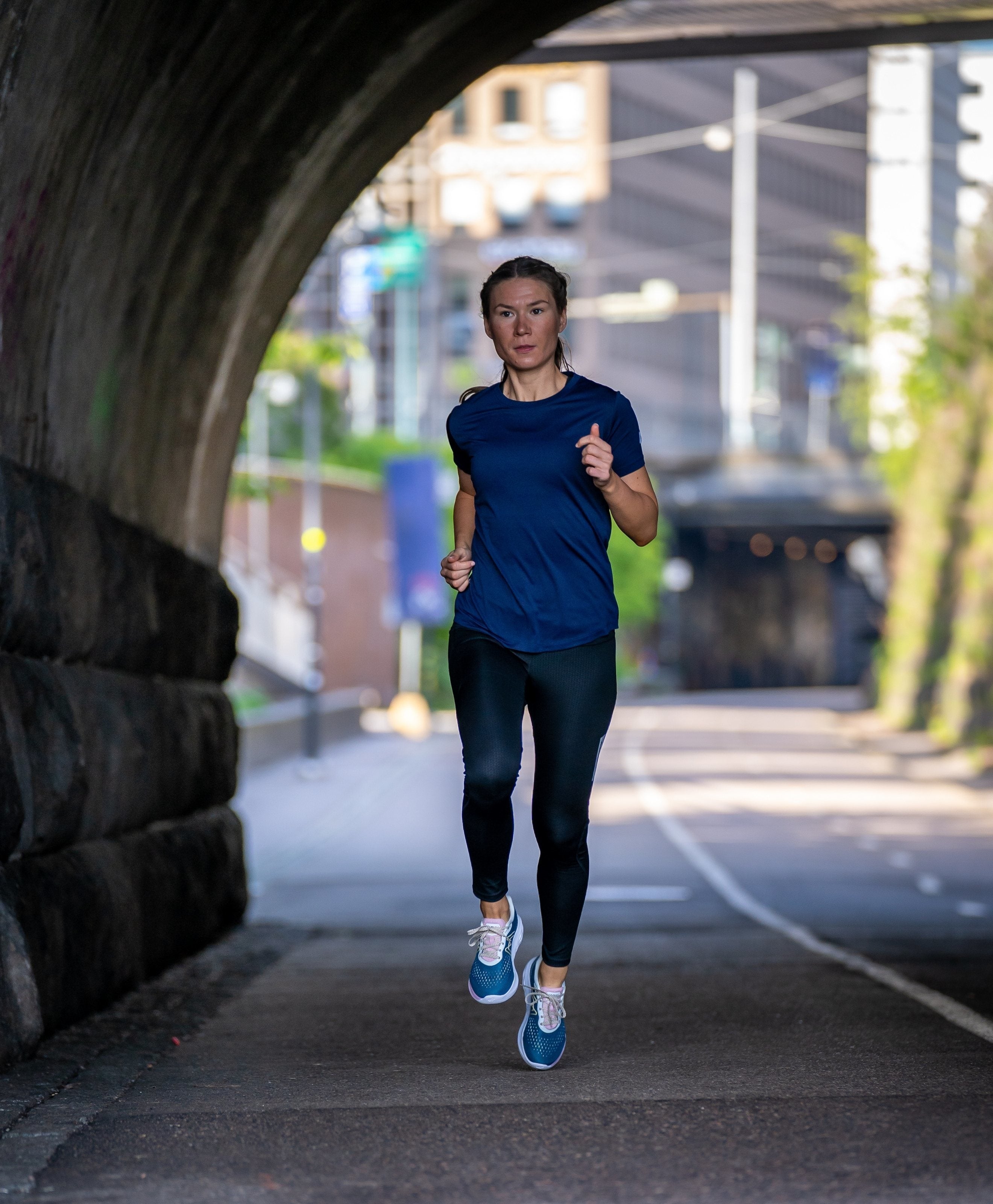 IKONI 2.0 HIVO Women's Running Shoes - Blue Mirage/Dawn Pink | Lightweight Cushioned Sneakers for Jogging, Gym Workouts & Everyday Wear