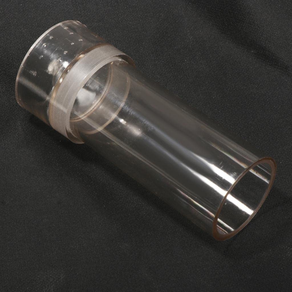 CALANDIS Spire Cylinder Shaped Plastic Clear Candle Molds - 150mm DIY Candle Making Supplies for Home Decor, Wedding Centerpieces & Craft Projects