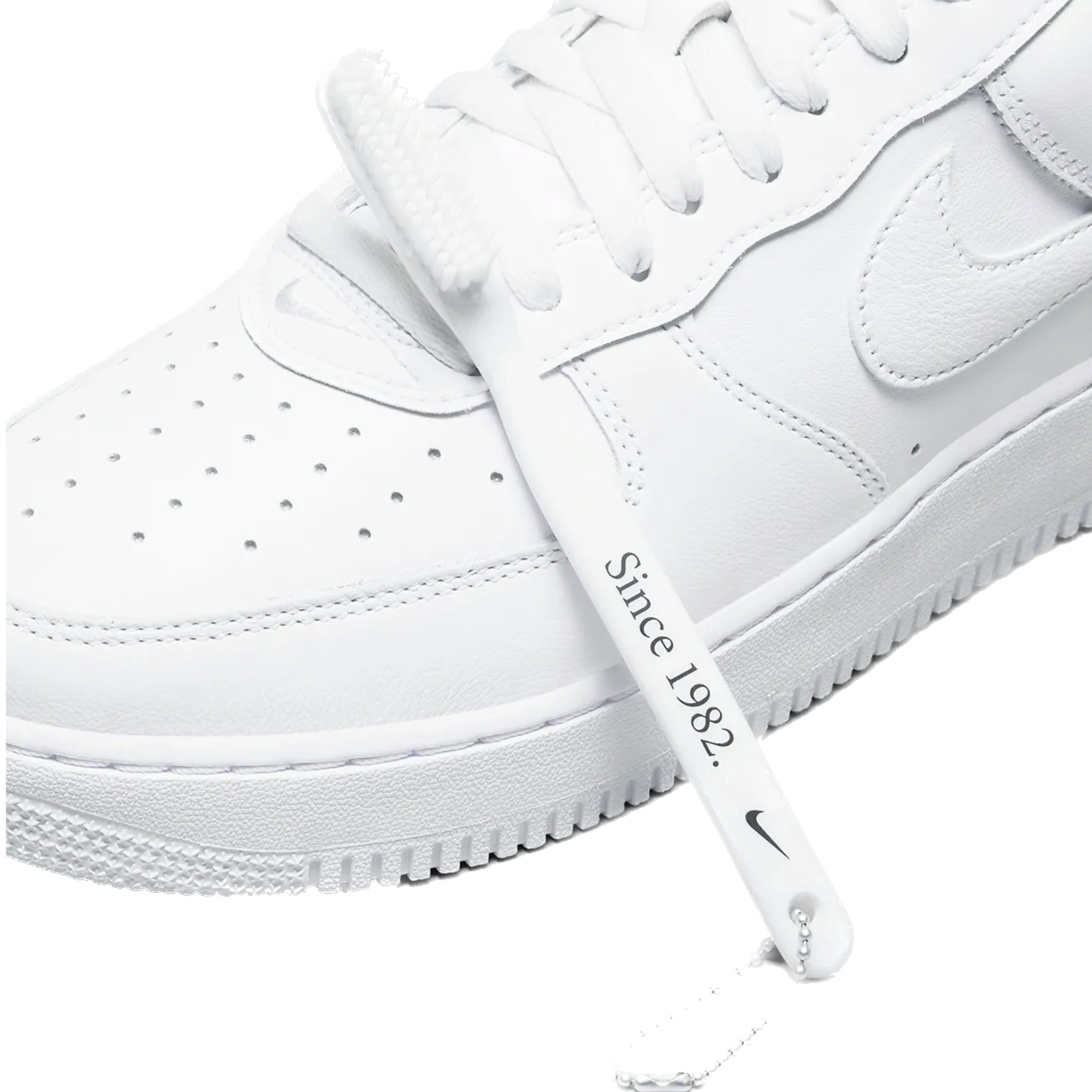 Nike Air Force 1 '07 Low Triple White Metallic Gold Sneakers - Men's Basketball Shoes for Casual Wear & Street Style Fashion