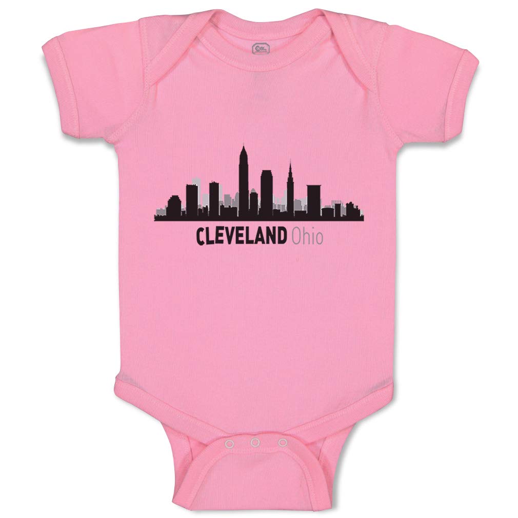 Custom Cleveland City Pride Baby Bodysuit - Funny Cotton Onesie for Boys & Girls - Perfect for Family Outings, Holidays & Photo Shoots