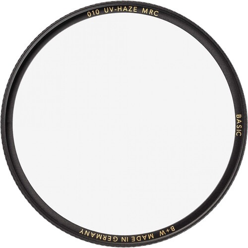 B+W 82mm UV Haze #010 MRC Basic Filter - Professional UV Protection Lens Filter for DSLR & Mirrorless Cameras - Reduce Haze & Enhance Clarity for Landscape & Outdoor Photography