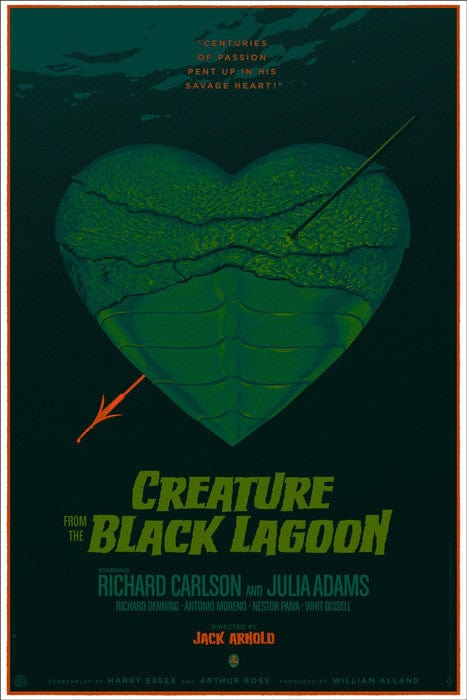 Creature from the Black Lagoon (Durieux) - Classic Horror Movie Poster - Perfect for Halloween Decor & Film Collector's Wall Art