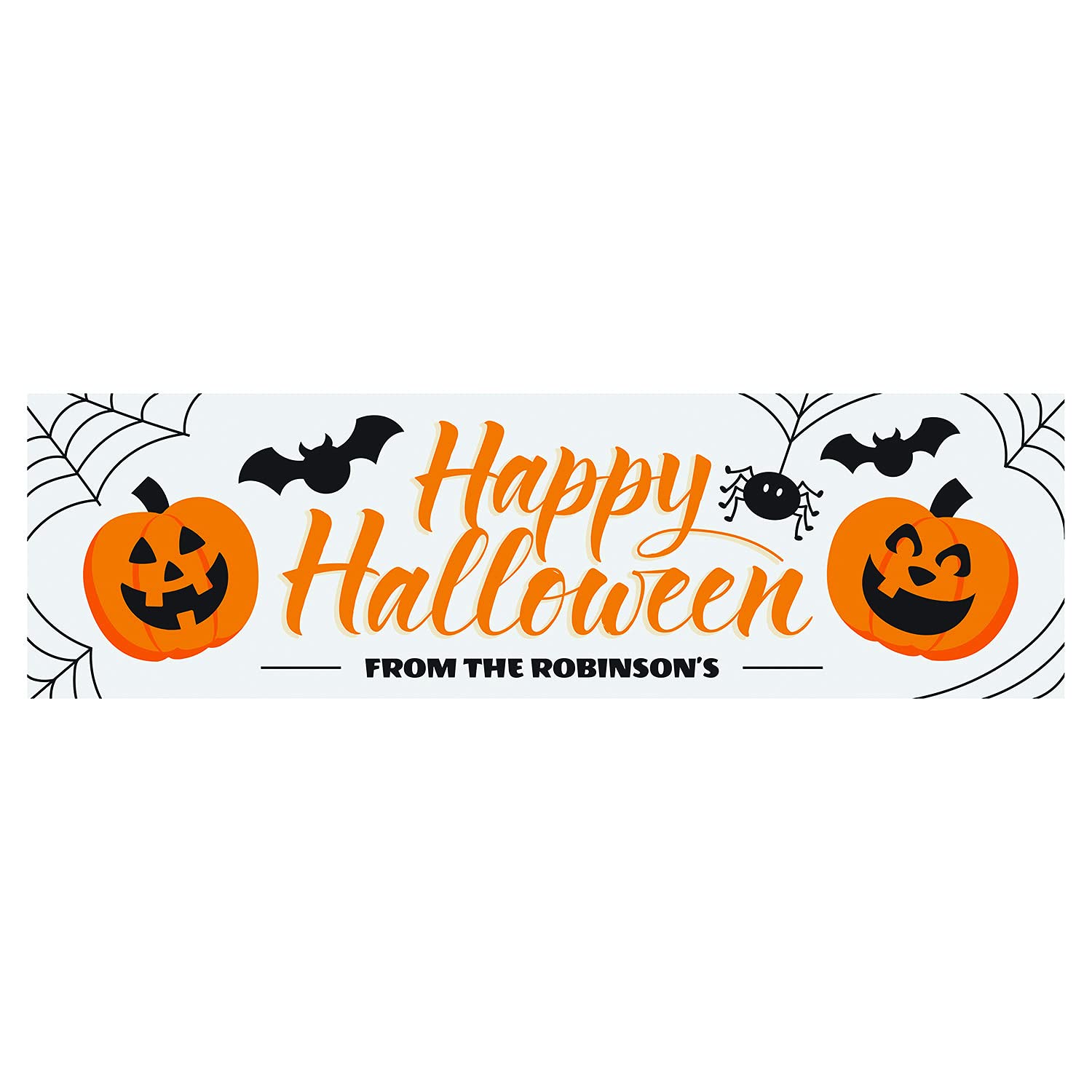 Happy Halloween Giant Custom Garage Door Banner - Spooky Outdoor Decor for Halloween Party & Trick or Treat