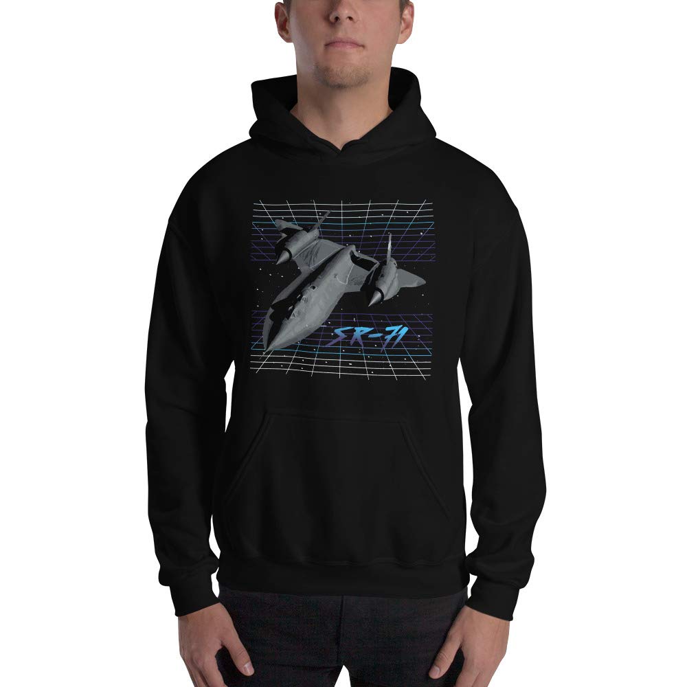 SR-71 Blackbird Unisex Hoodie - Stylish & Comfortable Pullover Sweatshirt for Men & Women - Perfect for Casual Wear, Outdoor Activities & Aviation Enthusiasts