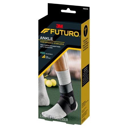 3M™ Futuro™ Sport Deluxe Ankle Stabilizer Brace - One Size Fits Most with D-Ring & Hook/Loop Strap Closure (46645ENR) - Ideal for Running, Basketball & Injury Recovery