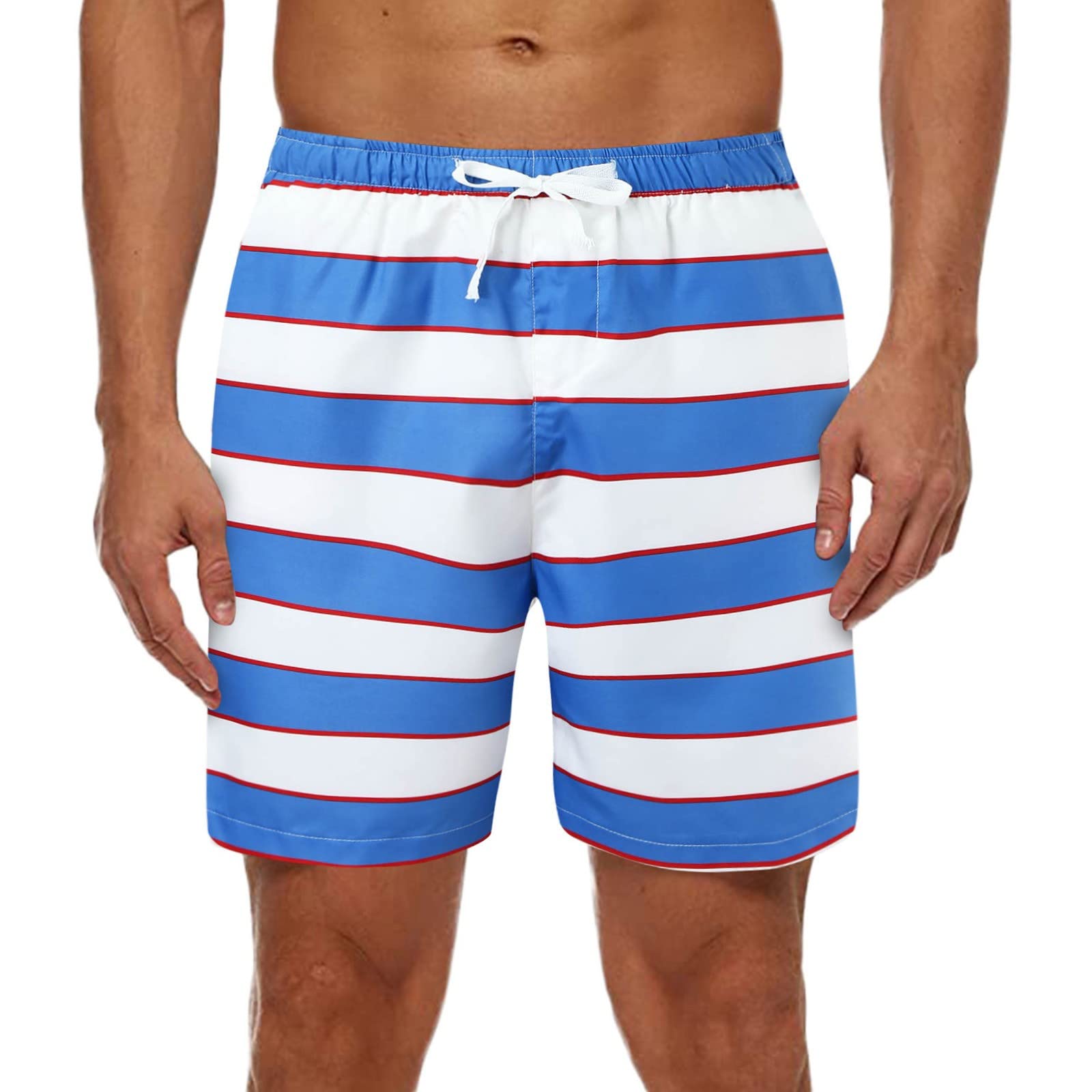 **Men's Quick-Dry Swim Trunks - Lightweight Beach Shorts for Swimming, Surfing & Fitness | Summer Activewear for Outdoor Water Sports & Poolside Relaxation**