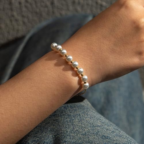 B6:pearl bracelet