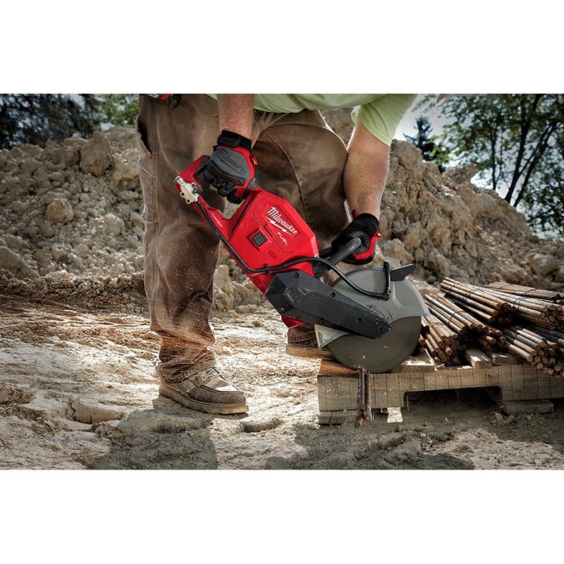 M18 FUEL 18V Brushless Cordless 9-Inch Cut Off Saw with ONE KEY Kit - Professional Metal & Concrete Cutting Tool for Construction & Demolition Projects