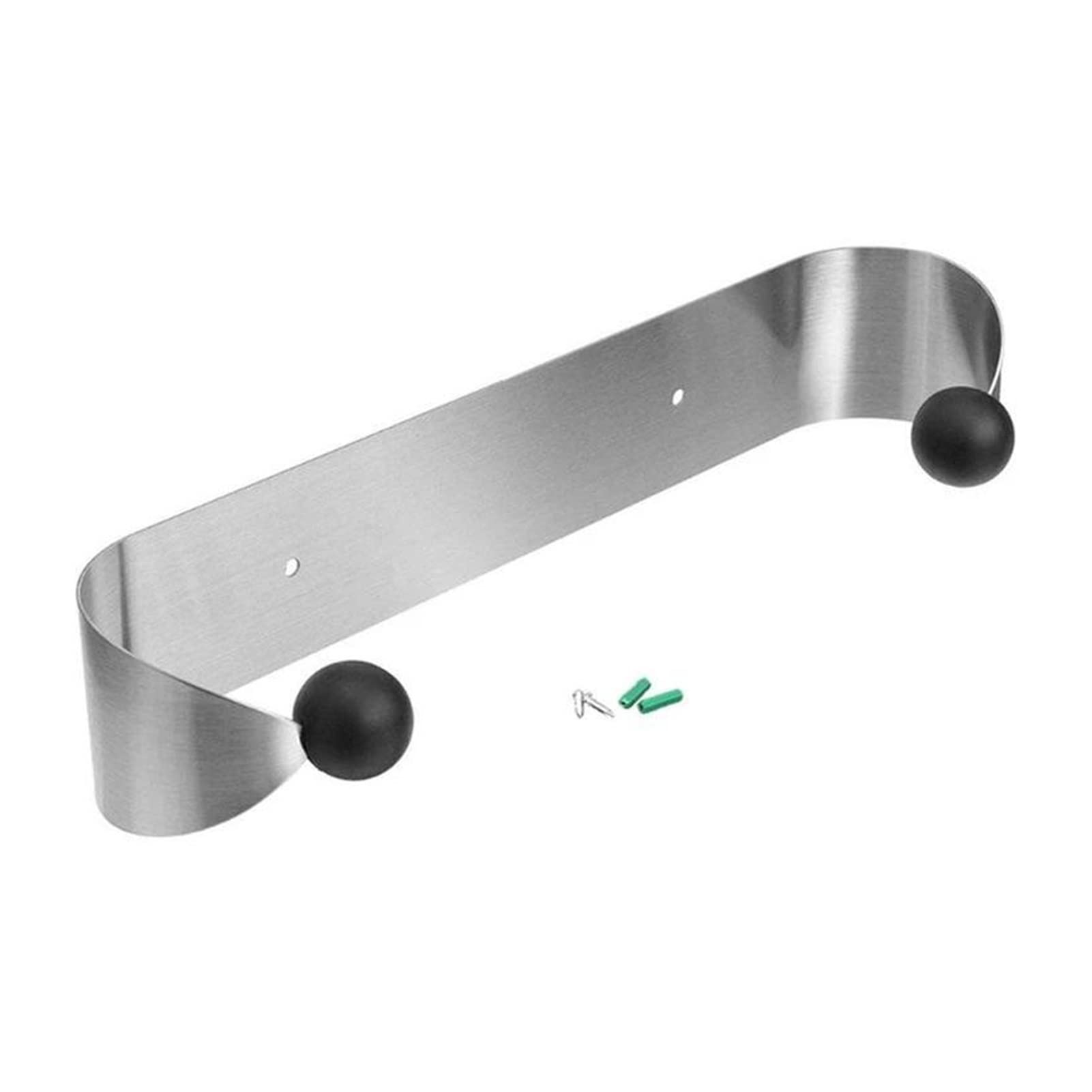 XADITON Under Cabinet Paper Towel Holder - Wall Mount Stainless Steel Kitchen Organizer (Silver) - Perfect for Small Spaces & Easy Access in Kitchens, Bathrooms, or Laundry Rooms