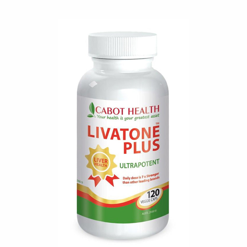 Livatone Plus Liver Support Supplement by Cabot Health - Detox & Cleanse for Optimal Liver Function - Perfect for Daily Wellness & Detox Routines