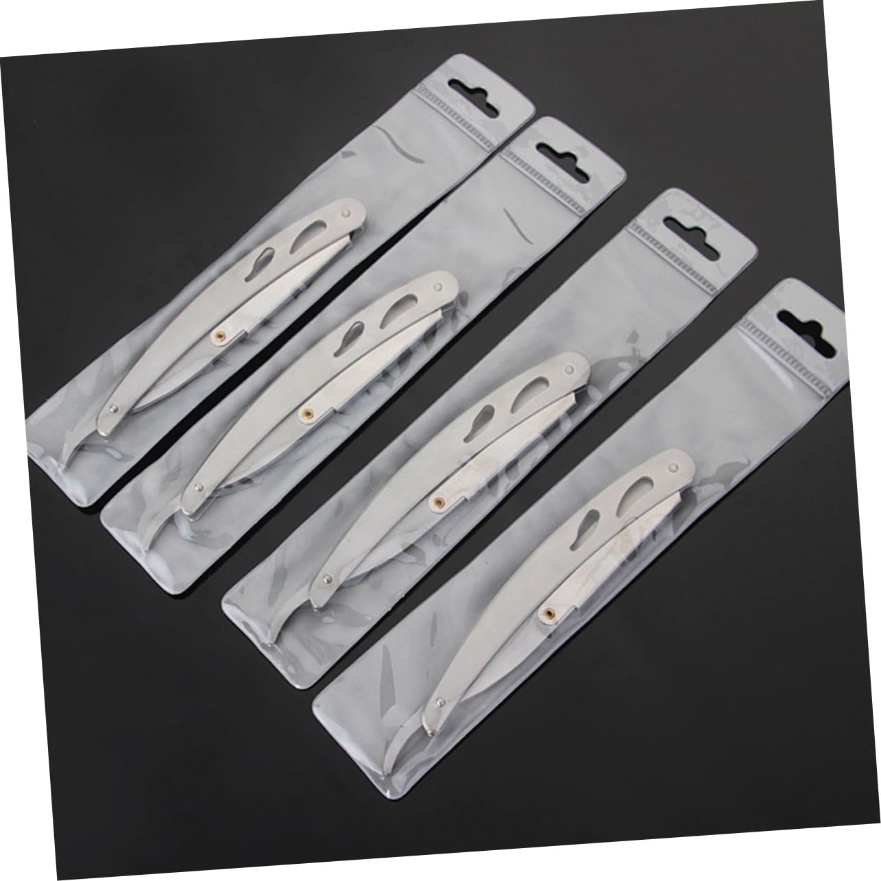 3-Pack All Steel Men's Body Shavers & Razors - Professional Barber Supplies for Smooth Shaving at Home or Salon | Perfect for Beard, Head, and Body Hair Grooming