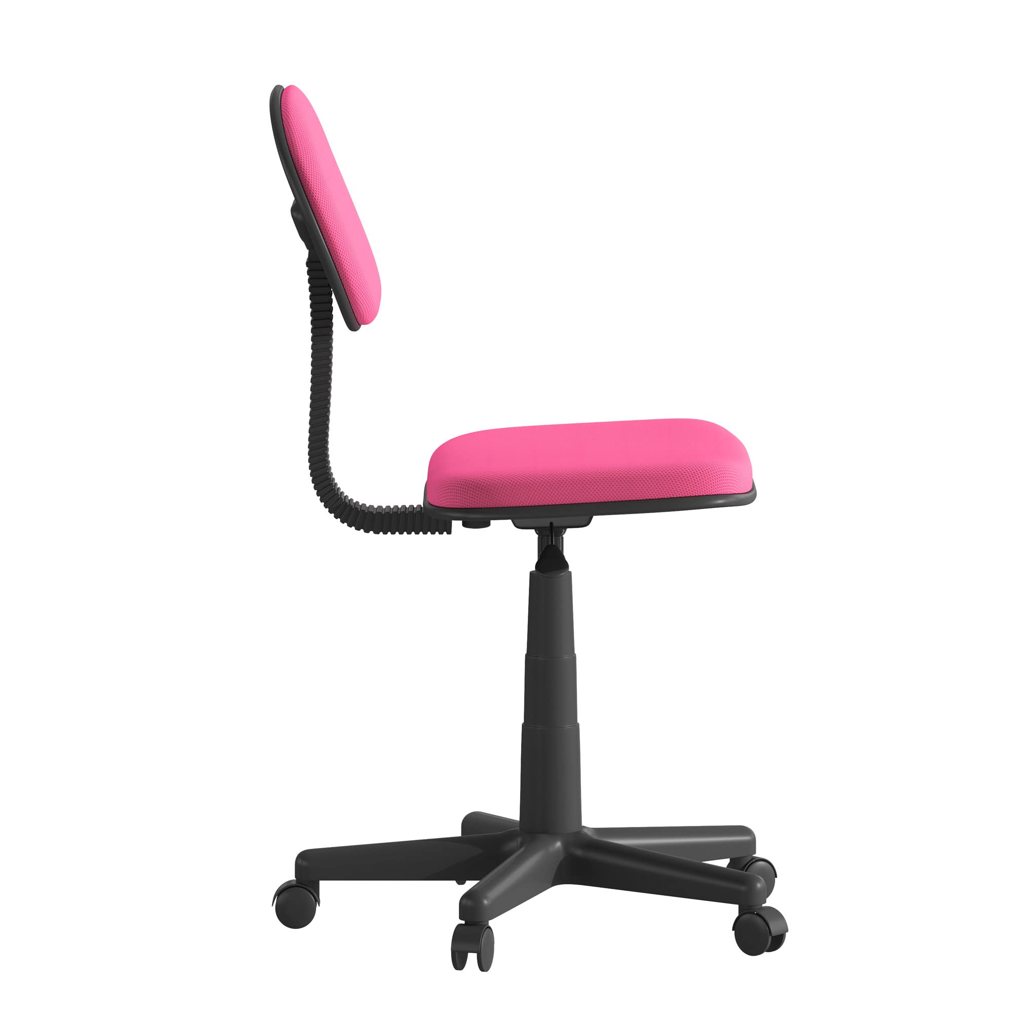 Flash Furniture Adjustable Low Back Student Swivel Office Chair with Padded Mesh Seat & Back - Ergonomic Study Desk Chair for Homeschool, Dorm Room & Home Office Workspace