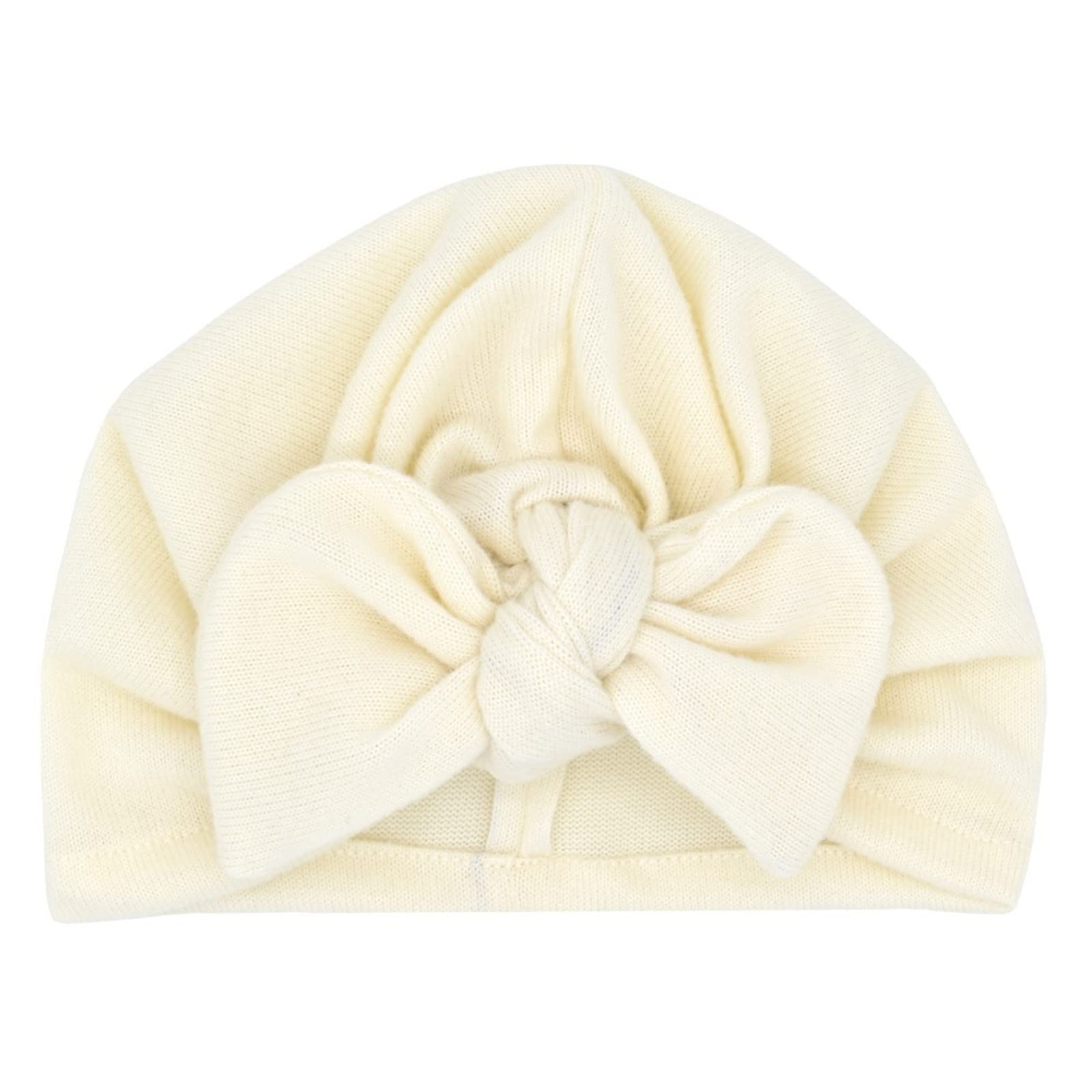 Colorful Knit Beanie Hat for Toddlers & Babies - Soft Bowknot Turban Cap for Boys & Girls - Perfect for Winter Outfits, Photoshoots & Outdoor Play