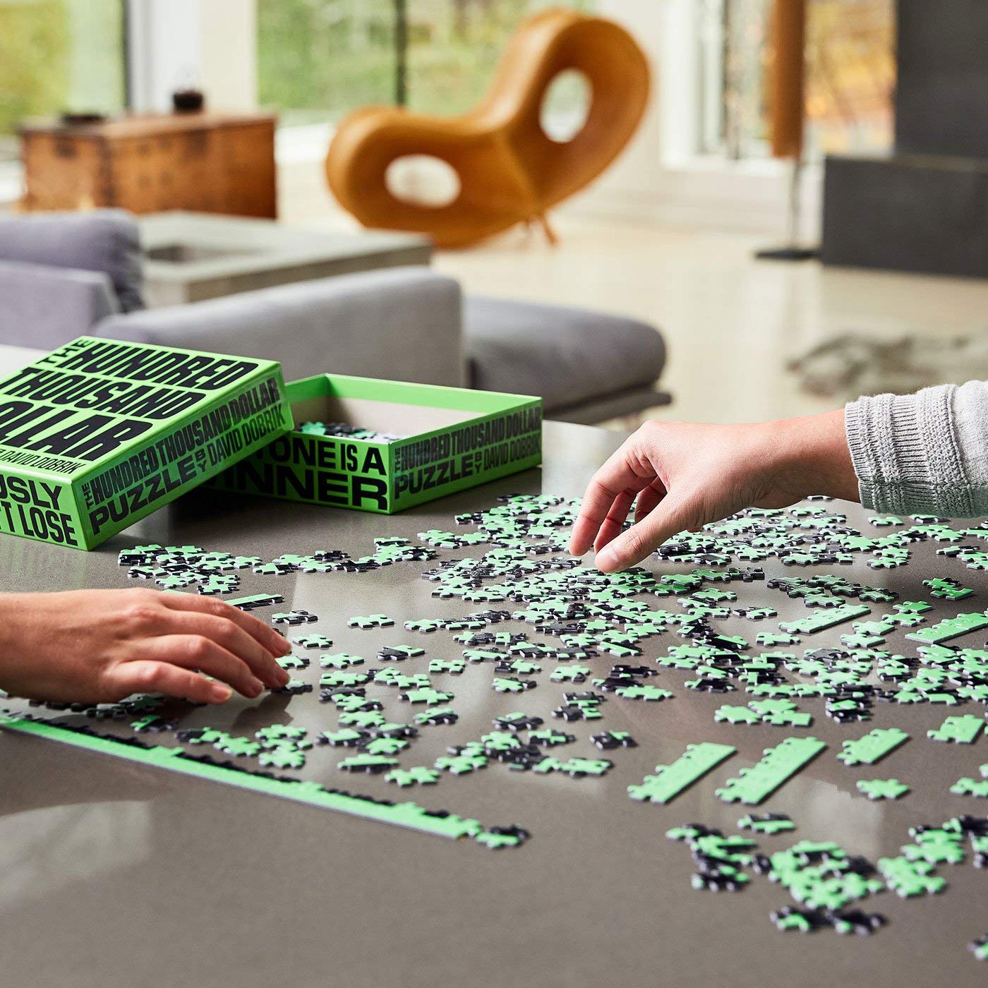 David Dobrik's $100K Challenge 500-Piece Jigsaw Puzzle - Fun Brain Teaser for Adults & Teens | Perfect for Game Nights, Parties & Stress Relief
