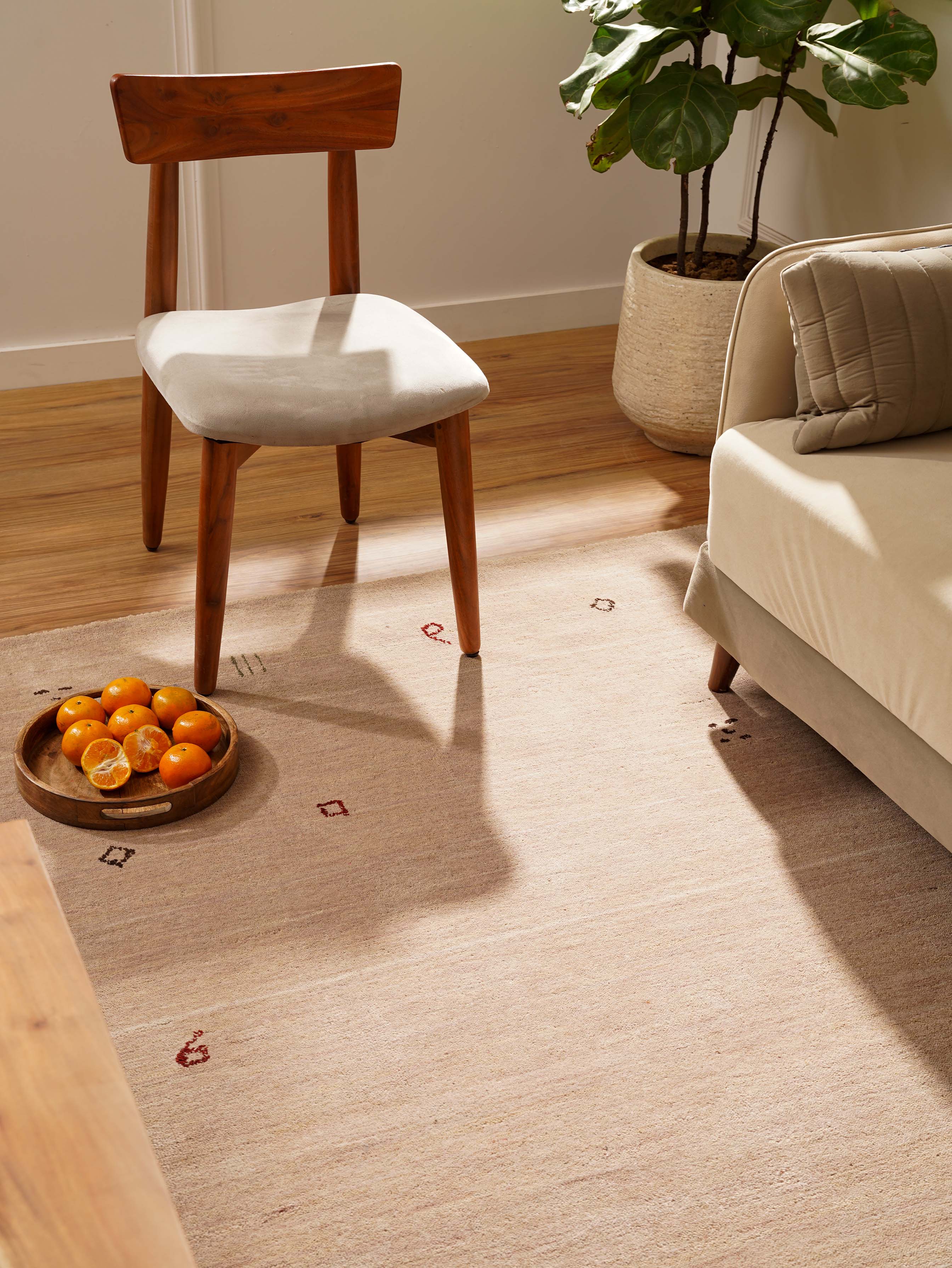Prism Premium Hand-Knotted Wool Rug - Soft & Durable for Living Room, Bedroom, or Office Decor