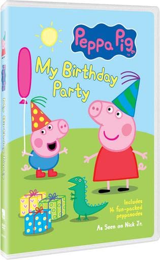 Peppa Pig: My Birthday Party DVD - Fun Kids Birthday Gift, Educational Entertainment for Toddlers & Preschoolers - Perfect for Family Movie Nights & Birthday Celebrations