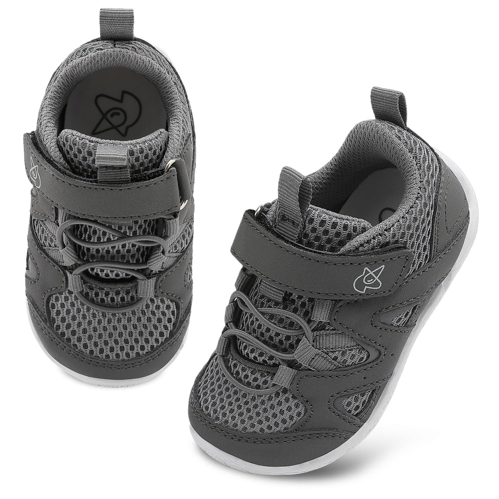 LeIsfIt Baby Walking Shoes for Boys & Girls - Non-Slip First Walker Sneakers with Breathable Mesh - Soft Sole Infant Shoes for 6-24 Months - Perfect for Indoor Play, Outdoor Activities & Special Occasions