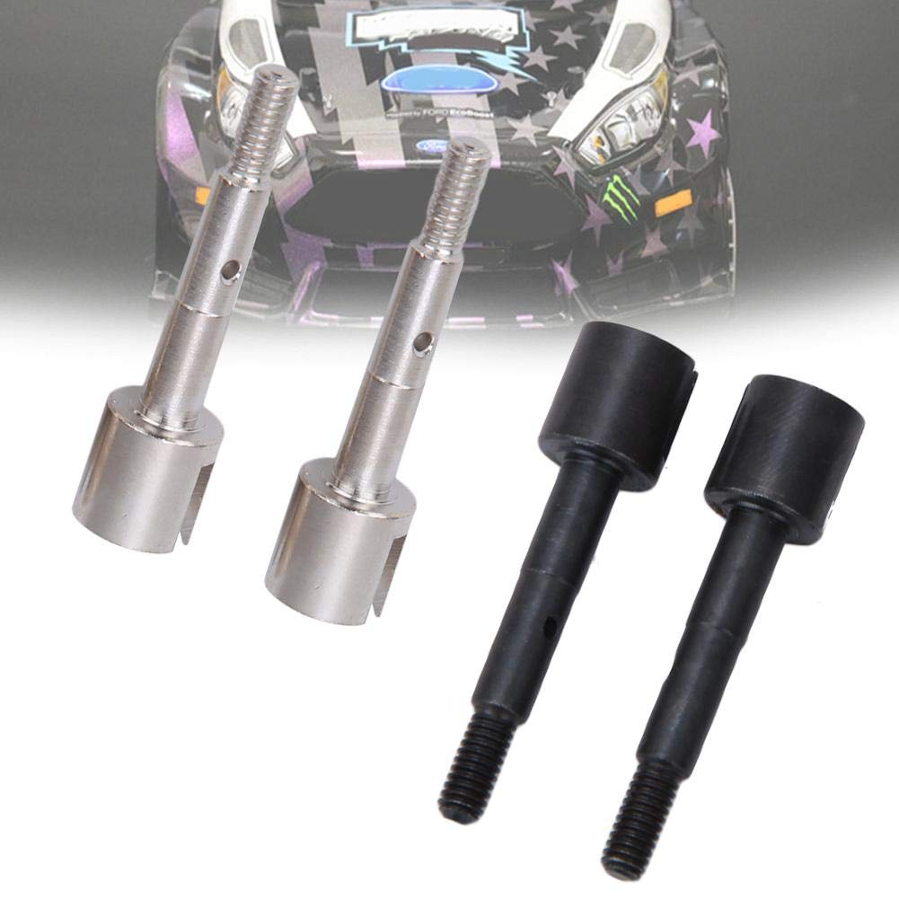 Tbest RC Wheel Axle - Front & Rear Upgrade Parts for 1/8 Electric Flux Gymkhana RC Cars (Black) | Durable Replacement for Off-Road Racing & Drifting