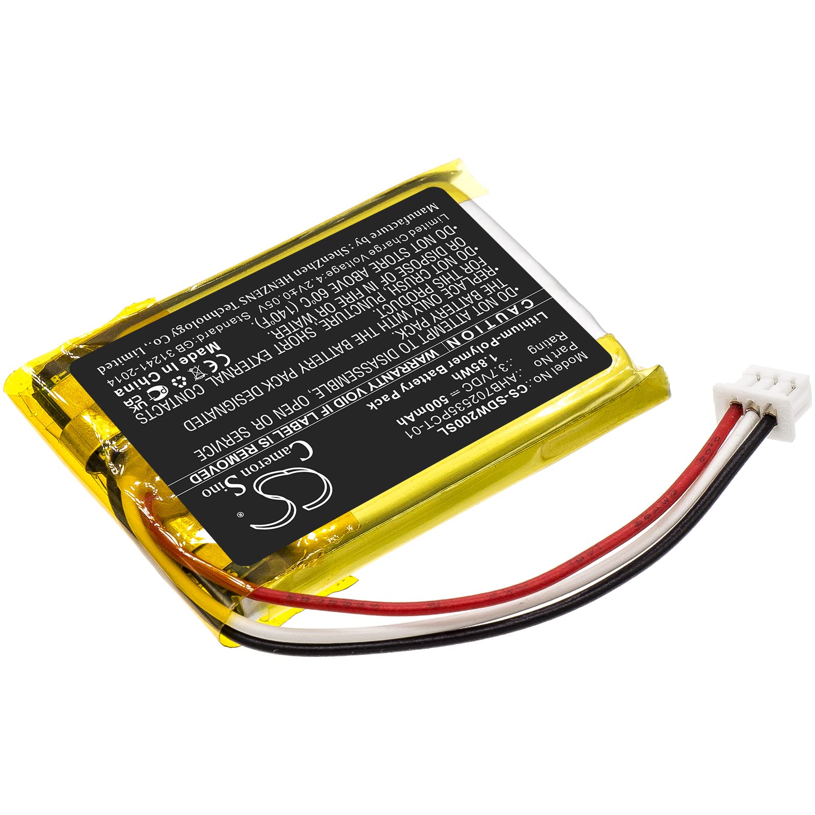 Replacement Battery for Sennheiser Momentum True Wireless 2 (M3AEBT) - Compatible with MTW, AHB702535PCT-01 Models - Perfect for Headphone Charging Case Repair & DIY Replacement