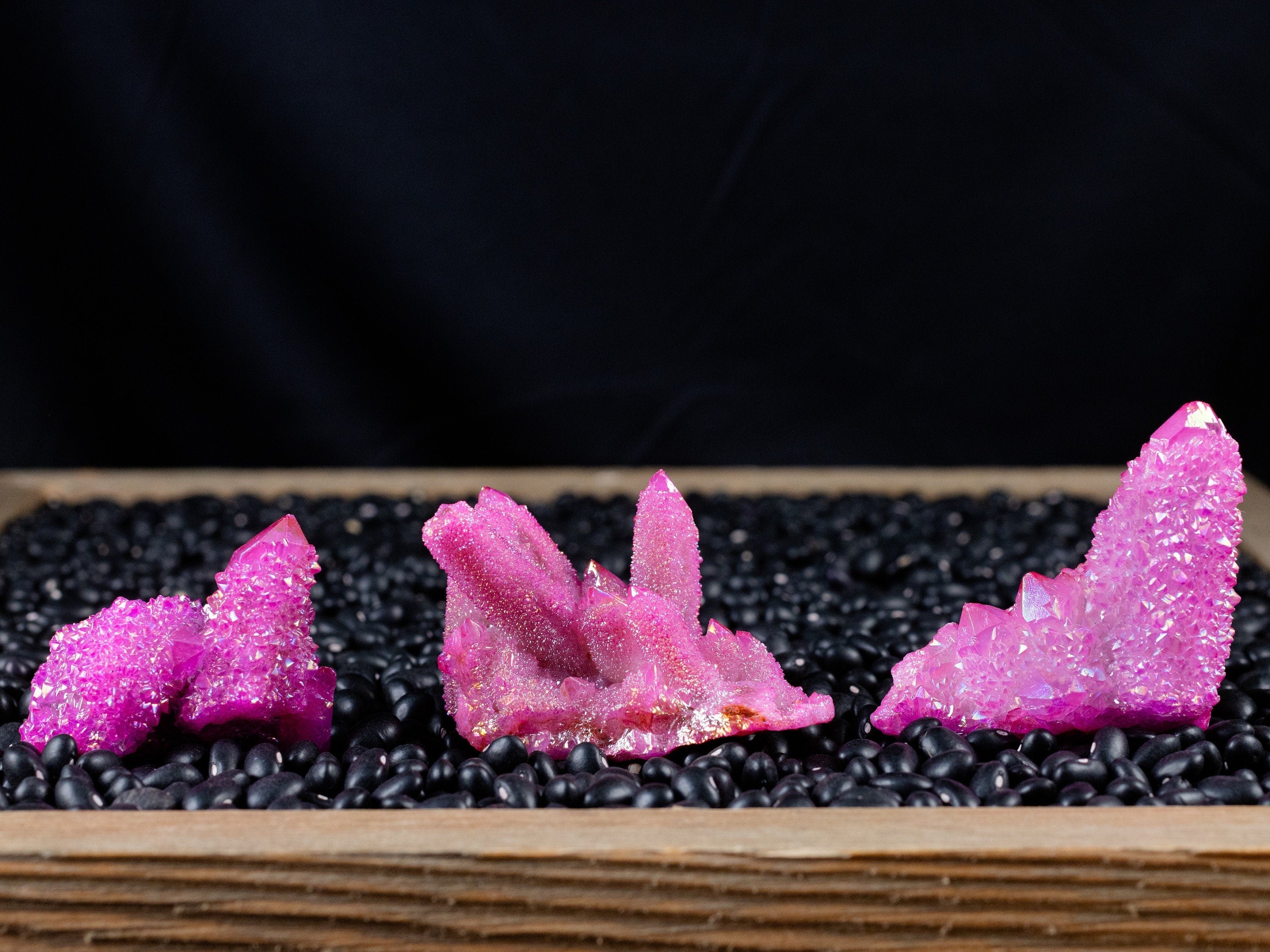 Natural Pink Rose Aura Quartz Crystal Cluster - Rainbow Spirit Quartz for Healing, Meditation & Home Decor - Perfect for Reiki, Feng Shui & Spiritual Gifts